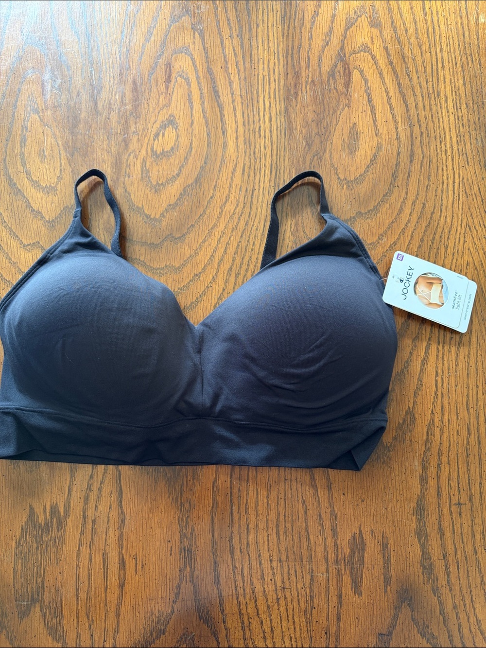 Jockey Seamless Padded Bra - Black XXL